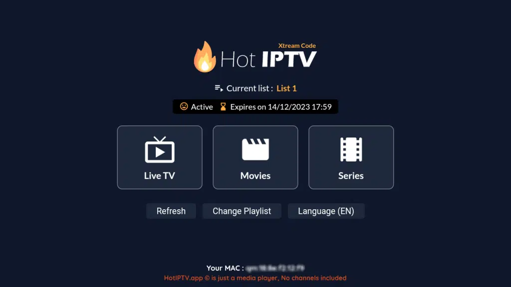 HOT IPTV App Store